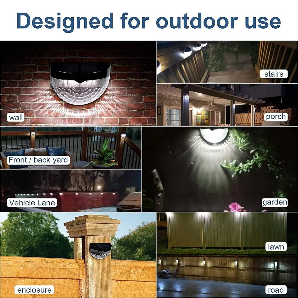 LED Solar Waterproof Fence Lights
