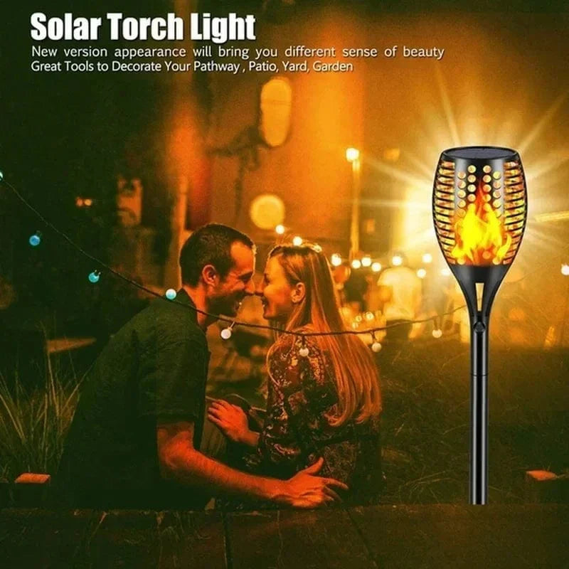 Solar Fire Light with flame effect
