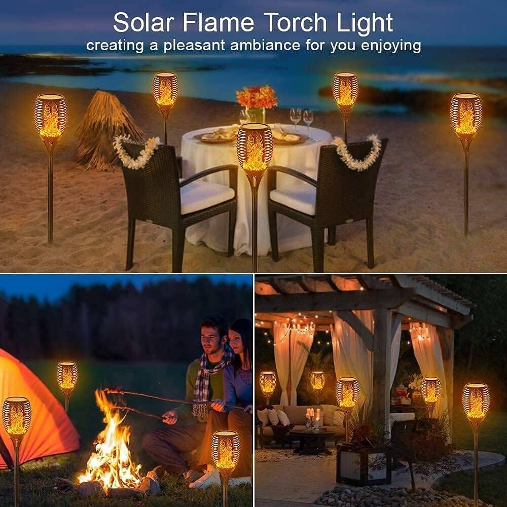 Solar Fire Light with flame effect