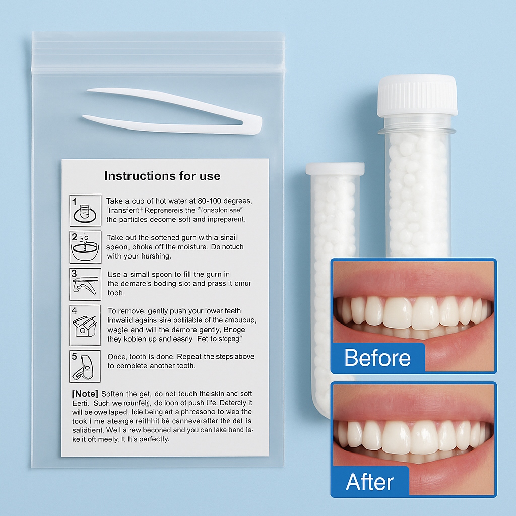 Moldable False Teeth