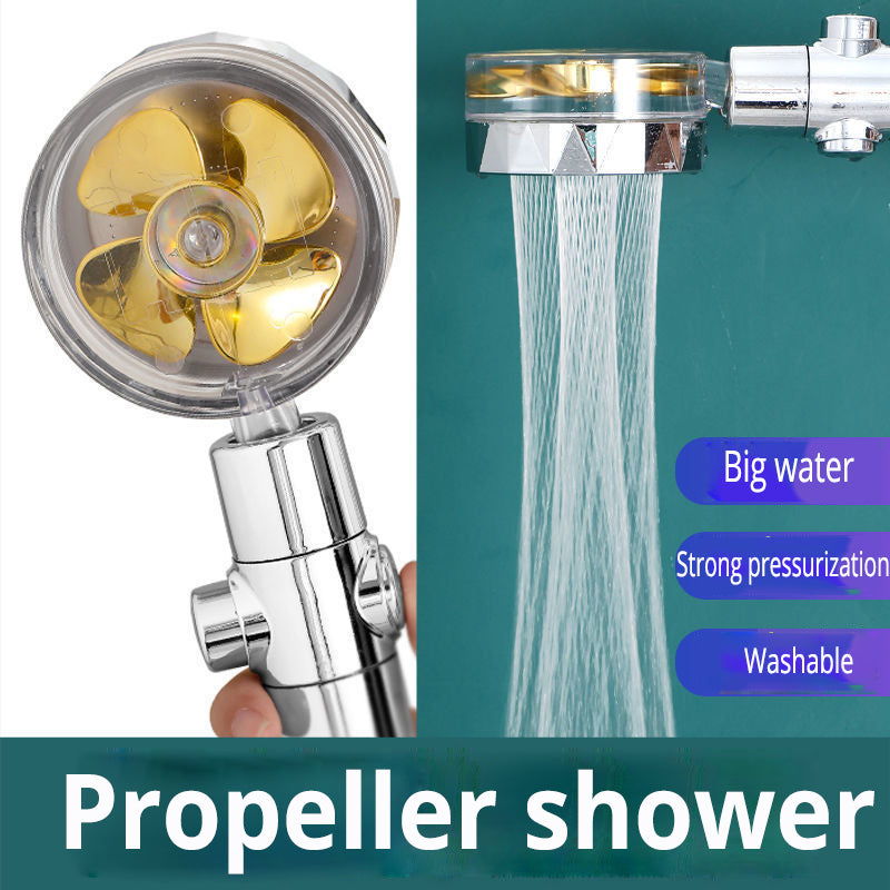 Pressurized Turbin Shower Head 360