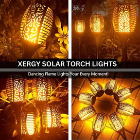 Solar Fire Light with flame effect