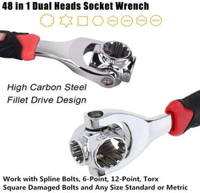 8-In-1 Multifunctional Wrench (360 Degree)