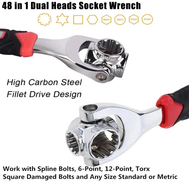 8-In-1 Multifunctional Wrench (360 Degree)