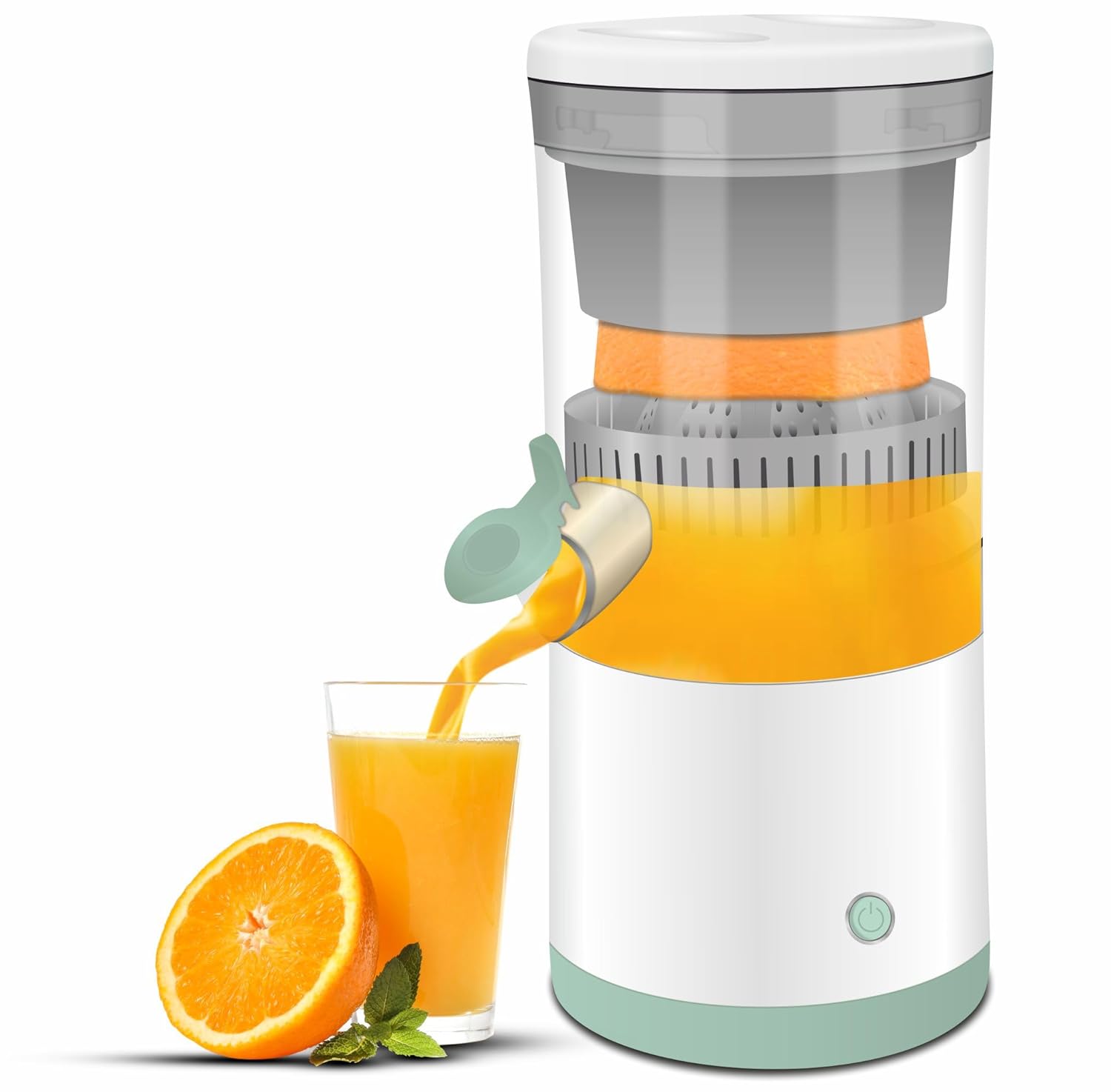 Rechargeable Citrus Juicer 45W : Portable, Type-C Charging