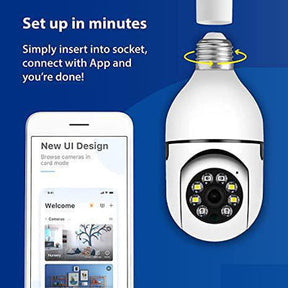 360° WiFi Bulb Camera