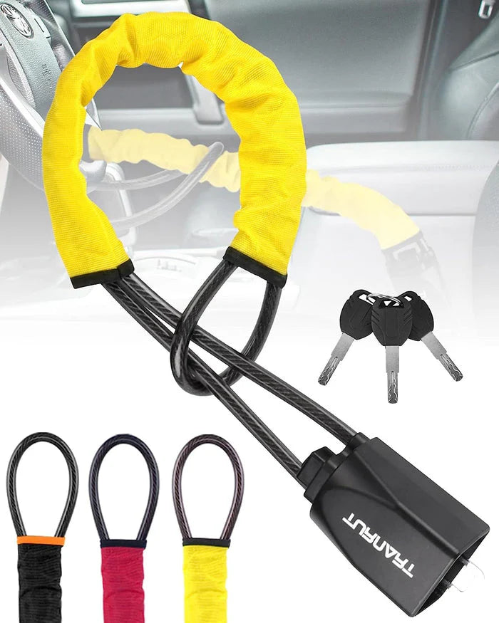 Anti-Theft  Steering Wheel Lock Seat Belt