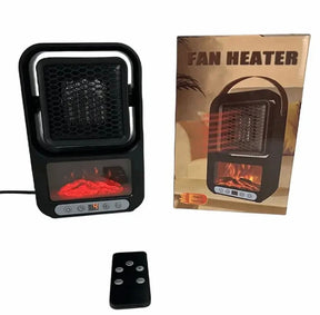 Portable 800W Electric Heater, Ceramic Electric Portable Fan Heater, Indoor Mini Desktop Space Heater