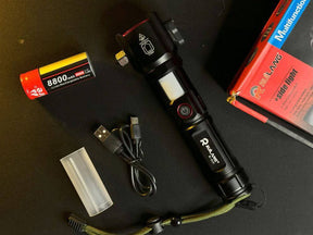 Flashlight With Hammer And Cutter RL-2210