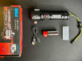 Flashlight With Hammer And Cutter RL-2210