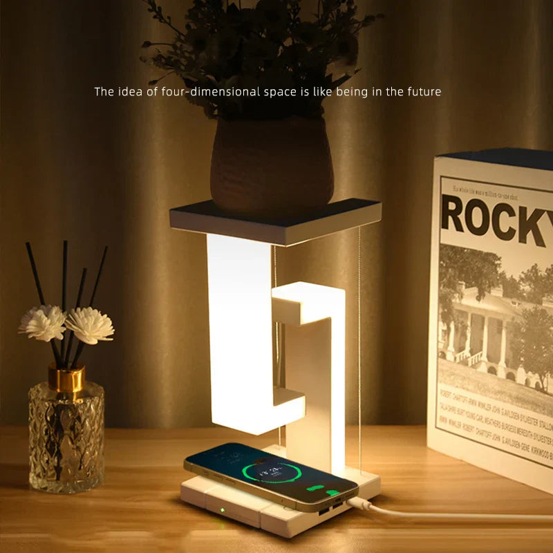 Floating Wireless Charger Lamp