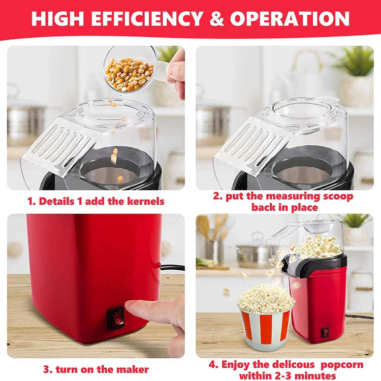 Automatic Air Hot Popcorn Maker