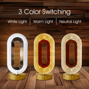 Touch Control LED Crystal Table Lamp