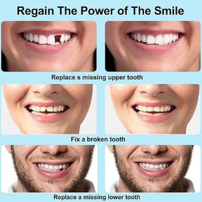 Moldable False Teeth