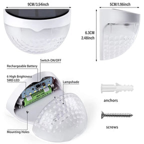 LED Solar Waterproof Fence Lights