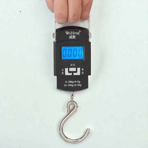 Universal Handheld Scale 55kg USB Charging Luggage Scale with Fishhook