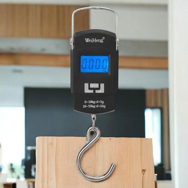 Universal Handheld Scale 55kg USB Charging Luggage Scale with Fishhook