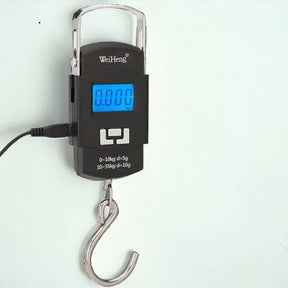 Universal Handheld Scale 55kg USB Charging Luggage Scale with Fishhook