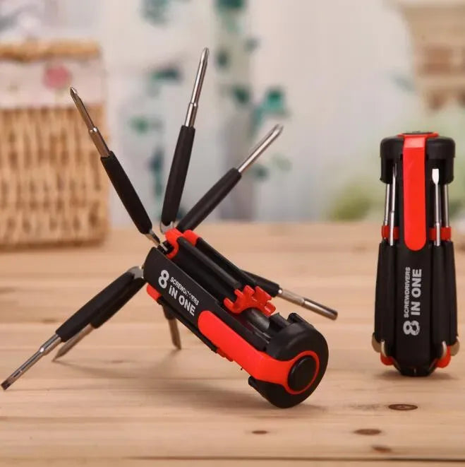 8 in 1 Screwdriver With Powerful Torch