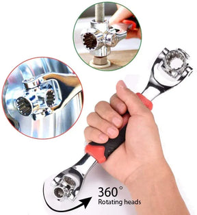 8-In-1 Multifunctional Wrench (360 Degree)