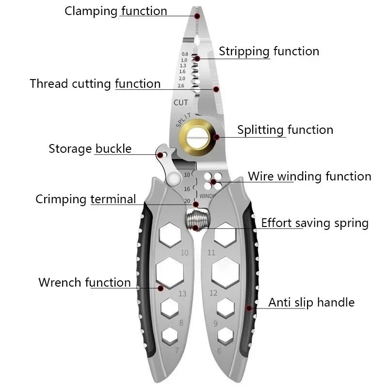 6 in 1 Multipurpose Wire Stripper