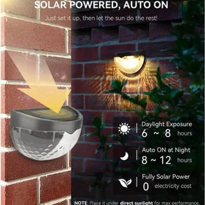 LED Solar Waterproof Fence Lights