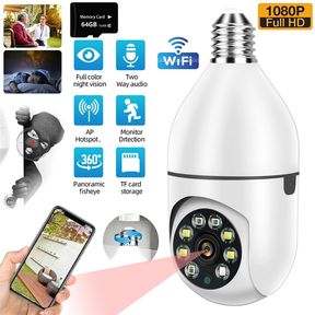 360° WiFi Bulb Camera